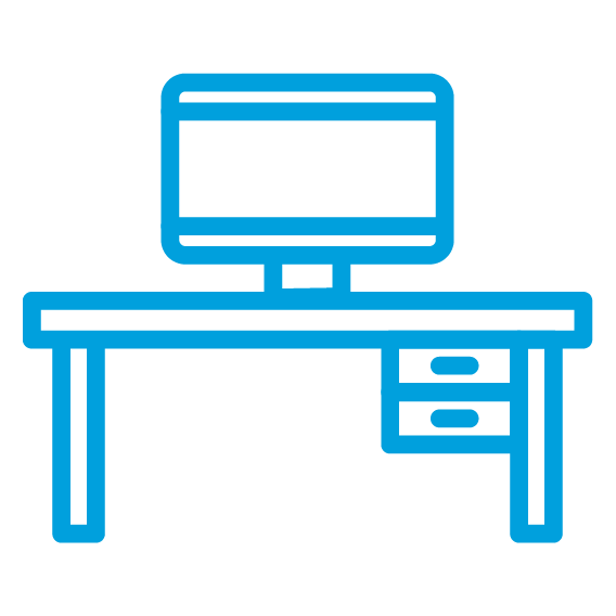 Moderner Arbeitsplatz/Büro